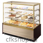 Витрина кондитерская Chilz VETE KUB 130 шоколад, ясень наварра