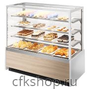 Витрина кондитерская Chilz VETE KUB 130 белый, ясень наварра