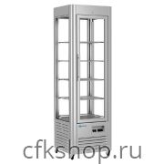 Витрина кондитерская KAYMAN КШВ-400М ЛЮКС серая матовая