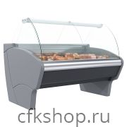 Витрина холодильная Carboma Bavaria G110 SM 1,5-1-1 (ВХС-1,5 Bavaria G110) (статика, выносной агрегат, без боковин)