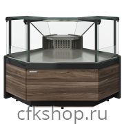 Витрина холодильная угловая Carboma Gelios GC111 VV-5-1 1010 (динамика, газлифт, без боковин, внешний угол 90) мариель