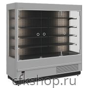 Горка холодильная Carboma FC20-07 VM 1,9-1 Light 9006-9005 (фронт X0, распашные двери)