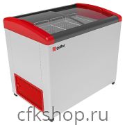 Ларь морозильный Frostor GELLAR FG 375 E красный (R290)