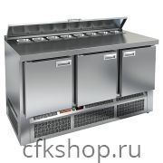 Стол для салатов HICOLD SLE2-111GN (1/6) с крышкой