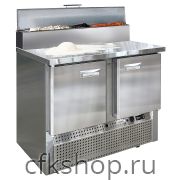 Стол холодильный для пиццы Finist СХСнпц-700-2 (надстройка GN 1/6) (нижний холодильный агрегат)