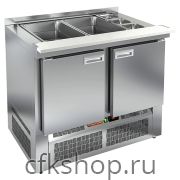 Стол для салатов HICOLD SLE3-11GN (2х1/1+3х1/6) полипропилен, без крышки