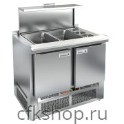 Стол для салатов HICOLD SLE3-11GN (2х1/1+3х1/6) полипропилен