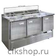 Стол холодильный для салатов Finist СХСнс-700-3(1/3) (нижний холодильный агрегат)