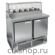 Стол для пиццы HICOLD PZE1-11/GN (1/3H) СО СТЕКЛОМ