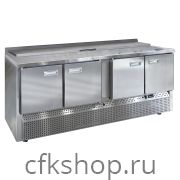 Стол холодильный для салатов Finist СХСнс-700-4(1/3) (нижний холодильный агрегат)