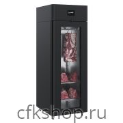 Шкаф холодильный POLAIR CS107-Meat стеклянная дверь, черный, тип 1