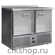 Стол холодильный Finist СХСн-600-2 (нижний холодильный агрегат, с бортом)