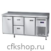 Стол холодильный Abat СХС-60-02 (1 дверь, 2 ящика, 1 дверь, борт)