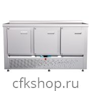 Стол холодильный Abat СХС-70Н-02 (3 двери, борт)