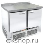 Стол холодильный HICOLD GNE 11/TN W с бортом