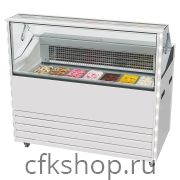 Витрина для мороженого Carboma IC72 SL 1,3-1 9003 белая