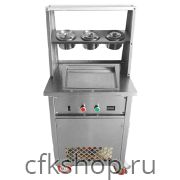 Фризер для жареного мороженого Foodatlas KCB-1F (контейнеры, световой короб, стол для топпингов)