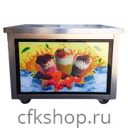 Фризер для жареного мороженого Foodatlas KCB-1F (световой короб, стол для топпингов)