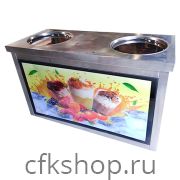 Фризер для жареного мороженого Foodatlas KCB-2Y (стол для топпингов, система контроля температуры)