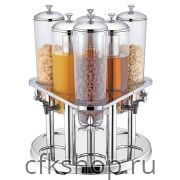 Диспенсер для холодных напитков и сухих продуктов P.L. Proff Cuisine U18-1000 6х6 л