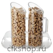 Диспенсер для сухих продуктов Sunnex CD800-2 2х1 л d=9 см h=25,5 см