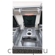 Запайщик лотков VASSILII Контур № 2151 c контурной обрезкой пленки для контейнера d- 95 мм*2