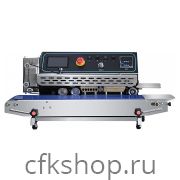 Запайщик пакетов роликовый горизонтальный Hualian FRP-770I SS (нерж. сталь) с принтером