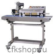 Запайщик пакетов роликовый горизонтальный Hualian FRS-1010III на консоли