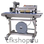 Запайщик пакетов роликовый горизонтальный Hualian FRSC-1010III с функцией вакуумирования, на консоли