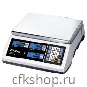 Торговые весы CAS ER JR-15CB белые