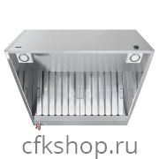 Зонт вытяжной пристенный Luxstahl ЗКП 1000х1000 коробчатый