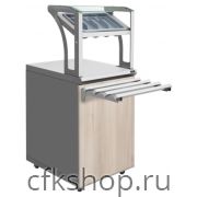 Прилавок для столовых приборов и подносов Luxstahl ПП (С)-600
