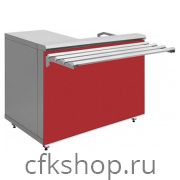 Прилавок кассовый Luxstahl КК-1200