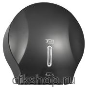 Диспенсер для туалетной бумаги Puff 7125Bl черный глянцевый, с ключом