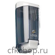 Диспенсер для жидкого мыла Starmix СJ 1006 наливной, прозрачный/белый