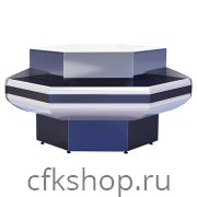 Прилавок кассовый CRYSPI Gamma-2 KNP ОС 90 (с боковинами)