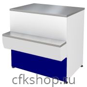 Прилавок расчетно-кассовый неохлаждаемый Марихолодмаш П2629 Таир (синий)