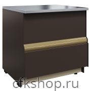 Прилавок кассовый Carboma KC70 N 0,9-7 (0102-0109, шоколад / золото)