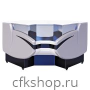 Прилавок кассовый CRYSPI Gamma-2 KNP IC 90 (с боковинами)