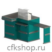 Кассовый бокс экспресс Commerce Renessance Шелф 1680 см, наклонный накопитель