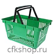 Корзина покупательская Корбис SBP27 зеленая