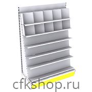 Стеллаж для книг STAHLER (CRYSPI) Praktish L=1000, H=1650