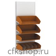 Стеллаж для кондитерских изделий STAHLER (CRYSPI) Praktish L=1000, Н=2300