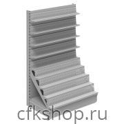 Стеллаж для CD, DVD дисков STAHLER (CRYSPI) Praktish L=1000, Н=1650