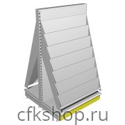 Стеллаж для газет и журналов STAHLER (CRYSPI) Praktish L=1000, H=1650