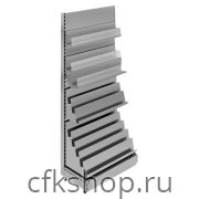 Стеллаж для газет и журналов STAHLER (CRYSPI) Praktish L=1000, H=2300