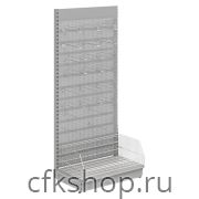 Стеллаж пристенный STAHLER (CRYSPI) Praktish L=1250, H=2300 (перфорированный)