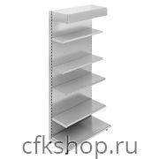 Стеллаж пристенный STAHLER (CRYSPI) Praktish L=665, H=2300 (навес, подсветка)