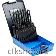 Набор сверл по металлу SET 19шт DIN338 HSSG d 1-10, арт.25203701