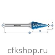 Борфреза конус, покрытие BLUE-TEC, арт.115091027
